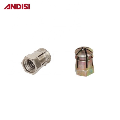 Home Office Meubles de raccordement Mini Fix M6x13 Noix Boulon de zinc alliage de bois Noix d'insertion