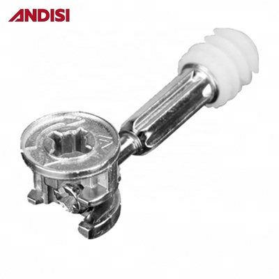 Mini fixer fixateur de dowel alliage de zinc Cam excentrique pour les meubles connecter 3 en 1 boulon