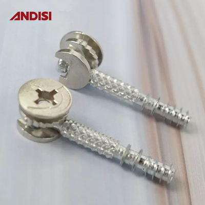 Boulons de connecteur pour meubles en alliage de nylon/métal/zinc