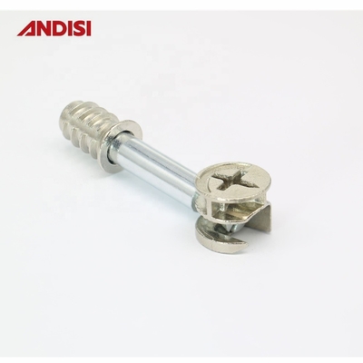 Mini Fix Cam et Boulonnage Dowel Insert Noix alliage de zinc connecteur conjoint de matériel de mobilier