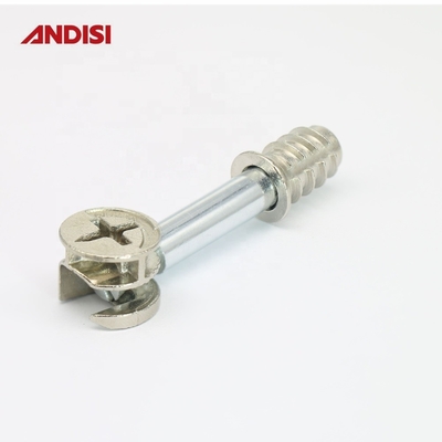Mini Fix Cam et Boulonnage Dowel Insert Noix alliage de zinc connecteur conjoint de matériel de mobilier