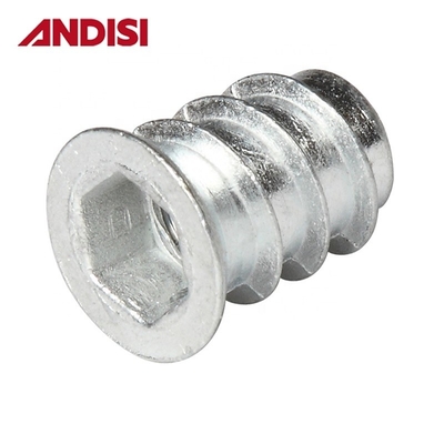 Mini Fix Cam et Boulonnage Dowel Insert Noix alliage de zinc connecteur conjoint de matériel de mobilier