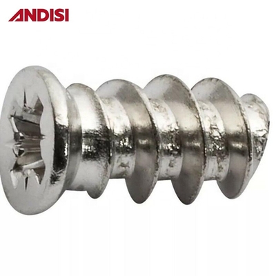 11mm/13mm ZINC PLATÉ Tête plate Bois contre-enfoncé Pozi Drive Confirmé Meubles Euro vis