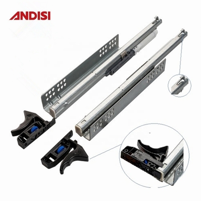 Moderne style V6 sous-monté tiroirs glissières doux fermé capacité de chargement 30 kg pour la cuisine