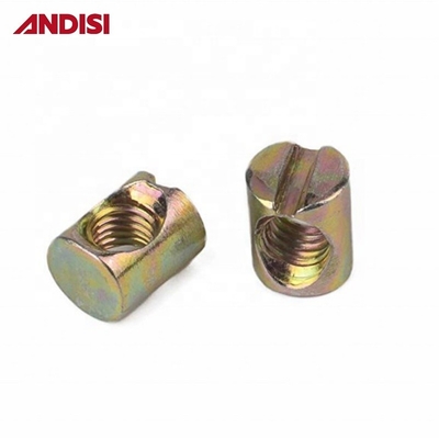 M6 M8 Cross Phillips Drive Slot Countersunk Barrel Nut pour les meubles et les accessoires