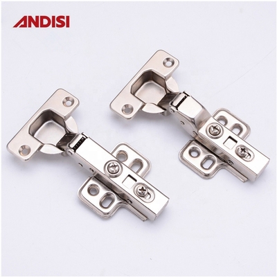 100 degrés d'angle d'ouverture Fer Hydraulique Clip sur les charnières de fermeture douce pour les armoires de cuisine