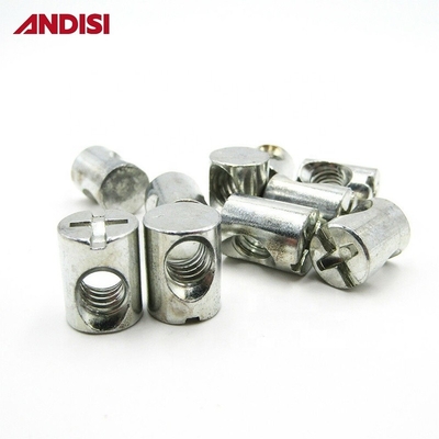 11-20 mm Longueur M6 M8 Tête croisée Phillips Drive Noix de canon pour connexion de joints en bois