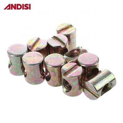 11-20 mm Longueur M6 M8 Tête croisée Phillips Drive Noix de canon pour connexion de joints en bois
