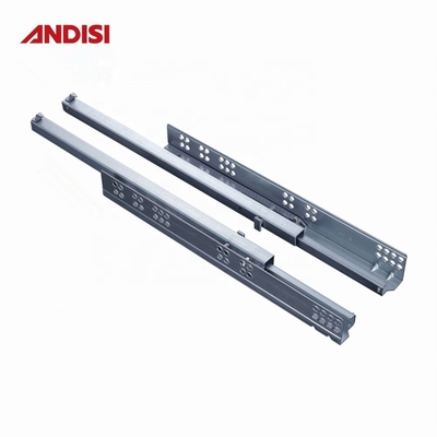 Meubles en acier laminé à froid sous montage Téléscopic Drawer Channel Slides Rail 500mm