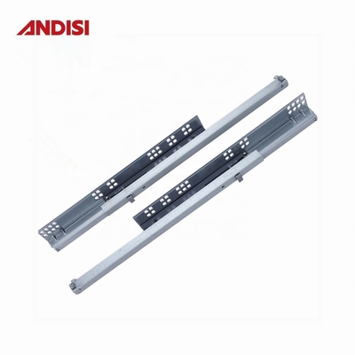 Meubles en acier laminé à froid sous montage Téléscopic Drawer Channel Slides Rail 500mm