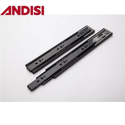 45mm Armoire de meubles tiroirs rails pleine extension pousse à ouvrir roulement à billes tiroirs glissières