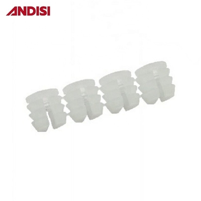 Combinaison Dowel Connecteur de meubles vis à cames plastique transparente élargissant fileté Manche à filetage Noix M6 Nylon Insert Lock Noix