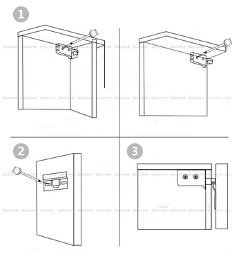 Matériau en acier PS Crochet de cuisine Armoire Monture murale Accrochage avec support Style de conception moderne