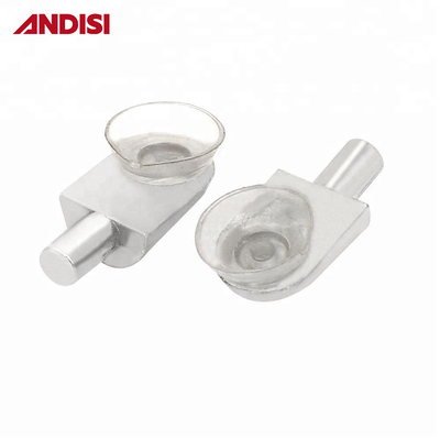 Alliage de zinc 6 mm étagère de support de piquet pour le support de pinceau de verre Autres meubles