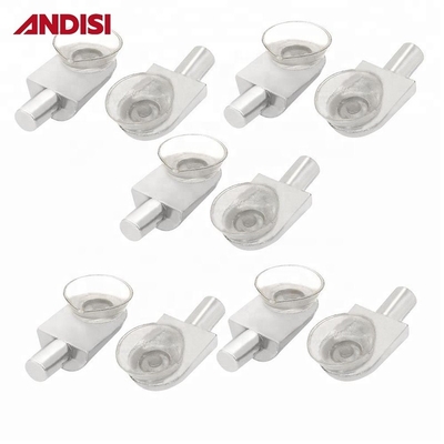 Alliage de zinc 6 mm étagère de support de piquet pour le support de pinceau de verre Autres meubles