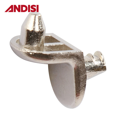 Alliage de zinc 5 mm étagère étagère épingle support support support en acier en forme de L connecteurs joints de meubles