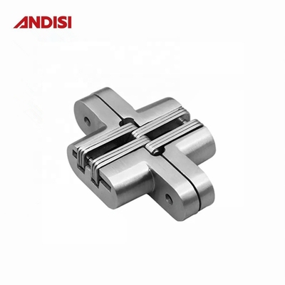 Pivot en alliage de zinc croisé par derrière caché charnière invisible de type spécial pour le marché du mobilier