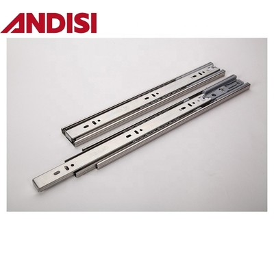 OEM 45kg Capacité de chargement pleine extension Douce fermeture 45mm Drawer à roulement à billes Rail Slide