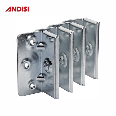 Accessoires de lit en bois raccordement de connecteur d'angle support de rail de lit en fer