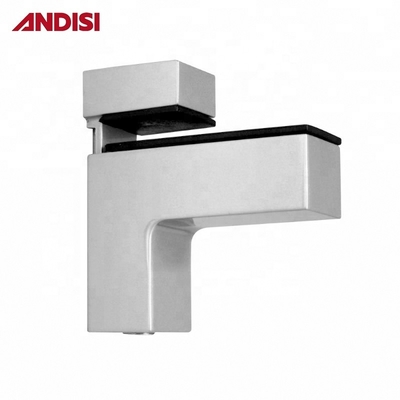 Serre à verre en acier allié au zinc pour supports d'étagère en verre en forme de L réglables en hauteur
