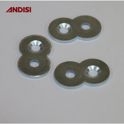 29.2X17.2mm Support de coin métallique de forme 8 non standard pour armoire et table par Andisi