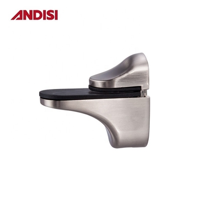 30*57mm support de support de garde-robe en verre support de support de garde-robe en verre en alliage de zinc