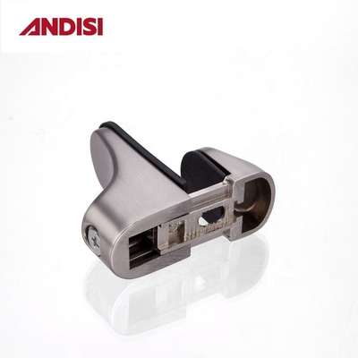 30*57mm support de support de garde-robe en verre support de support de garde-robe en verre en alliage de zinc