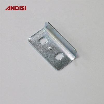 L Connecteur de support à angle plat en acier pour meubles d'une épaisseur de 0,8 mm et d'une taille de 32 x 17 x 8,23 mm