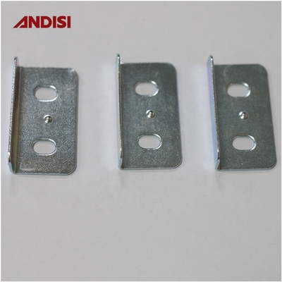 L Connecteur de support à angle plat en acier pour meubles d'une épaisseur de 0,8 mm et d'une taille de 32 x 17 x 8,23 mm