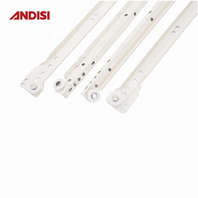 Des rouleaux et des roues en nylon recouvert de poudre blanche pour les tiroirs durables