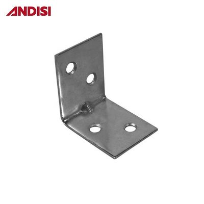 Des supports en acier en forme de L pour soutient articulaire des meubles