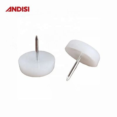 Meubles protège-jambes pieds glissière ongles pour table style de design moderne finition blanche