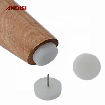 Meubles protège-jambes pieds glissière ongles pour table style de design moderne finition blanche