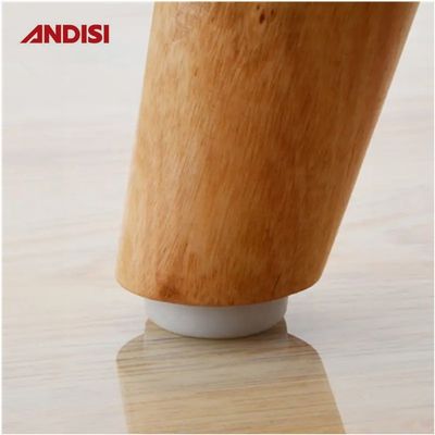 Meubles protège-jambes pieds glissière ongles pour table style de design moderne finition blanche