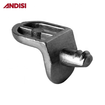 Pin de support de 5 mm solide pour un joint de mobilier en forme de L en fonte et en tôle