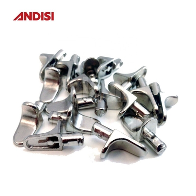 Pin de support de 5 mm solide pour un joint de mobilier en forme de L en fonte et en tôle