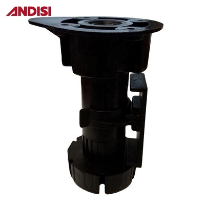 PP/ABS Matériau de cuisine Pieds de plinth pour la hauteur des meubles 3 100-170 mm Clips réglables