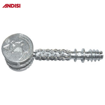 ANDISI Meubles Fermeture à cames en alliage de zinc avec finition enduite de zinc et 3 en 1 mini vis fixe