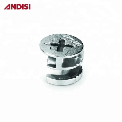 Home Office Connecteur de cabinet 3 en 1 Mini Fix Screw Cam Lock avec écrous en alliage de zinc