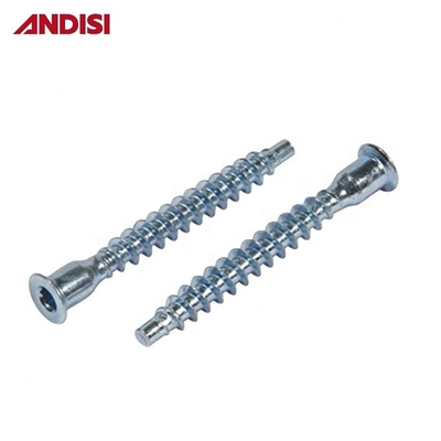 Furniture Connecting M7 Confirmat Screws à bois 5x50 Phillips Flat Head Disque métrique Pozi