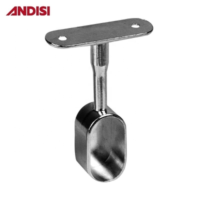 Emballage du courrier en alliage de zinc Armoire pendentif barres de tuyau supports pour le support de fin de tube de garde-robe