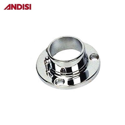 16/19/25 mm Diamètre Armoire à tubes ronds Support de support en acier Flange pour l'installation