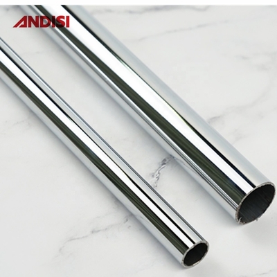 50 mm tube de chrome armoire de raccordement armoire avec 19 rails suspendus et 25 tubes de vêtements