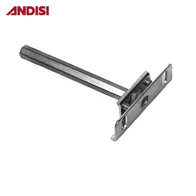 L1 76 mm Support de garde-robe métallique pour des garde-corps flottants