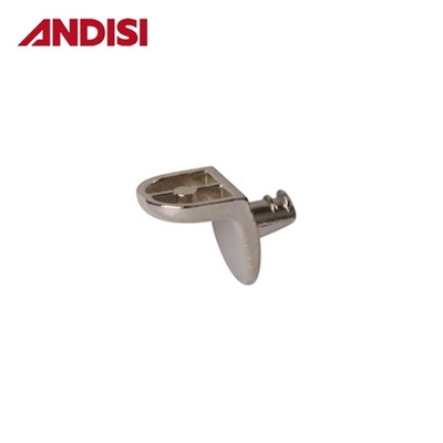 Support de support de garde-robe en alliage de zinc stable pour le porte-tableau de l'armoire en bois