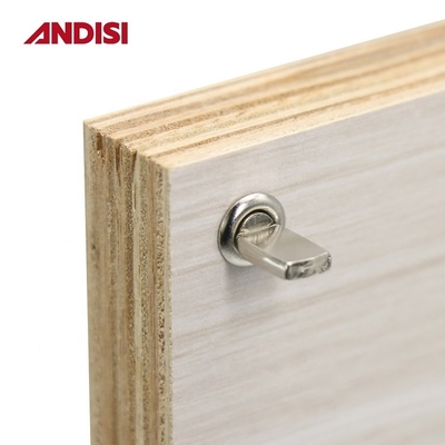 Matériel de mobilier 5 mm/7 mm Plaqué en acier zinc Plaquette porte-étagère Support de support de 8 mm Longueur épingles