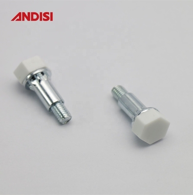 Pieds de glisse réglables anti rayures avec acier zincé de 8 mm de diamètre