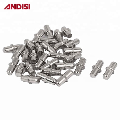 Étagère nickelée/zincée Support de l'étagère étagère épingle de support pour les étagères 5 mm 6 mm