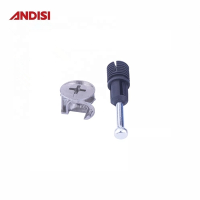 Boulons en plastique Mini Fix Cam Lock Fastener Connexion assemblage rapide élargissement Dowels