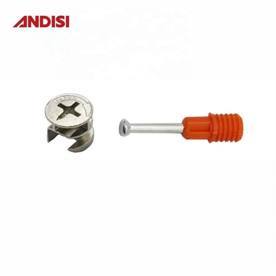 Boulons en plastique Mini Fix Cam Lock Fastener Connexion assemblage rapide élargissement Dowels